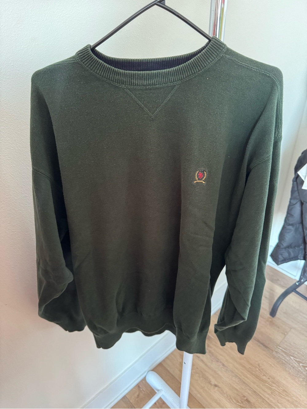 Vintage dark green Tommy Hilfiger crewneck sweater Men’s size Large